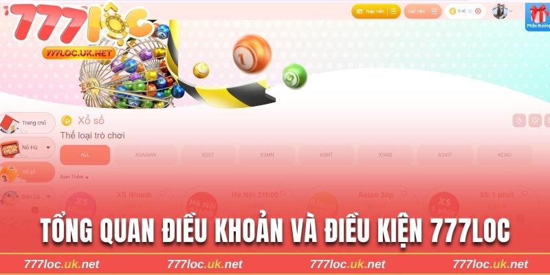 Điều khoản và điều kiện 777loc